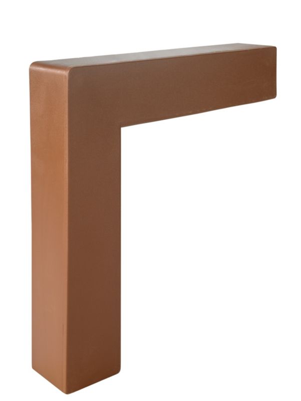 Komplet do wykończenia schodów PCV, brąz, 1m