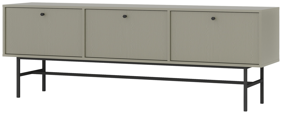 Trzydrzwiowa szafka pod telewizor 180 cm do salonu TOKEN