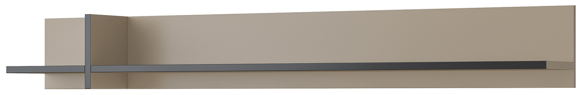 Wisząca półka na książki do salonu 180 cm CROSS