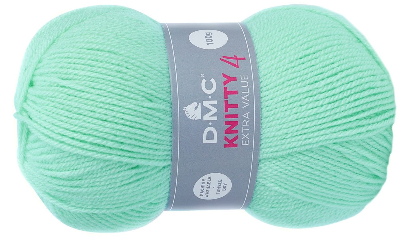 WŁÓCZKA DMC KNITTY 4 KOL. 956 / CIEMNY MIĘTOWY