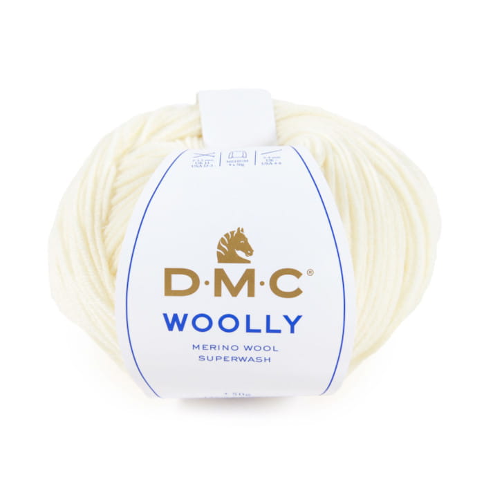 Włóczka DMC Woolly 100% wełna merino kol. 03 ekrii