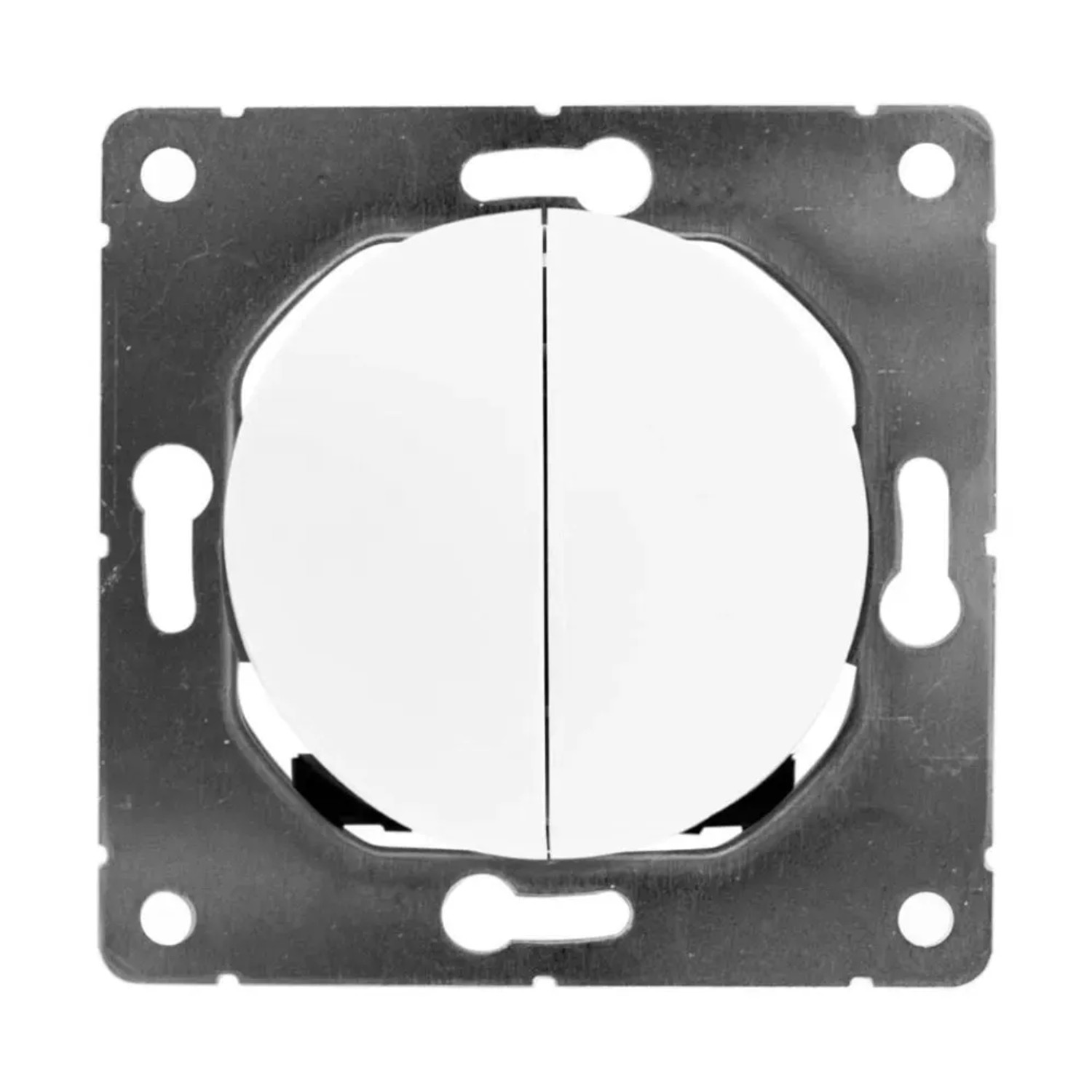 Electromalt Łącznik Oval świecznik biały