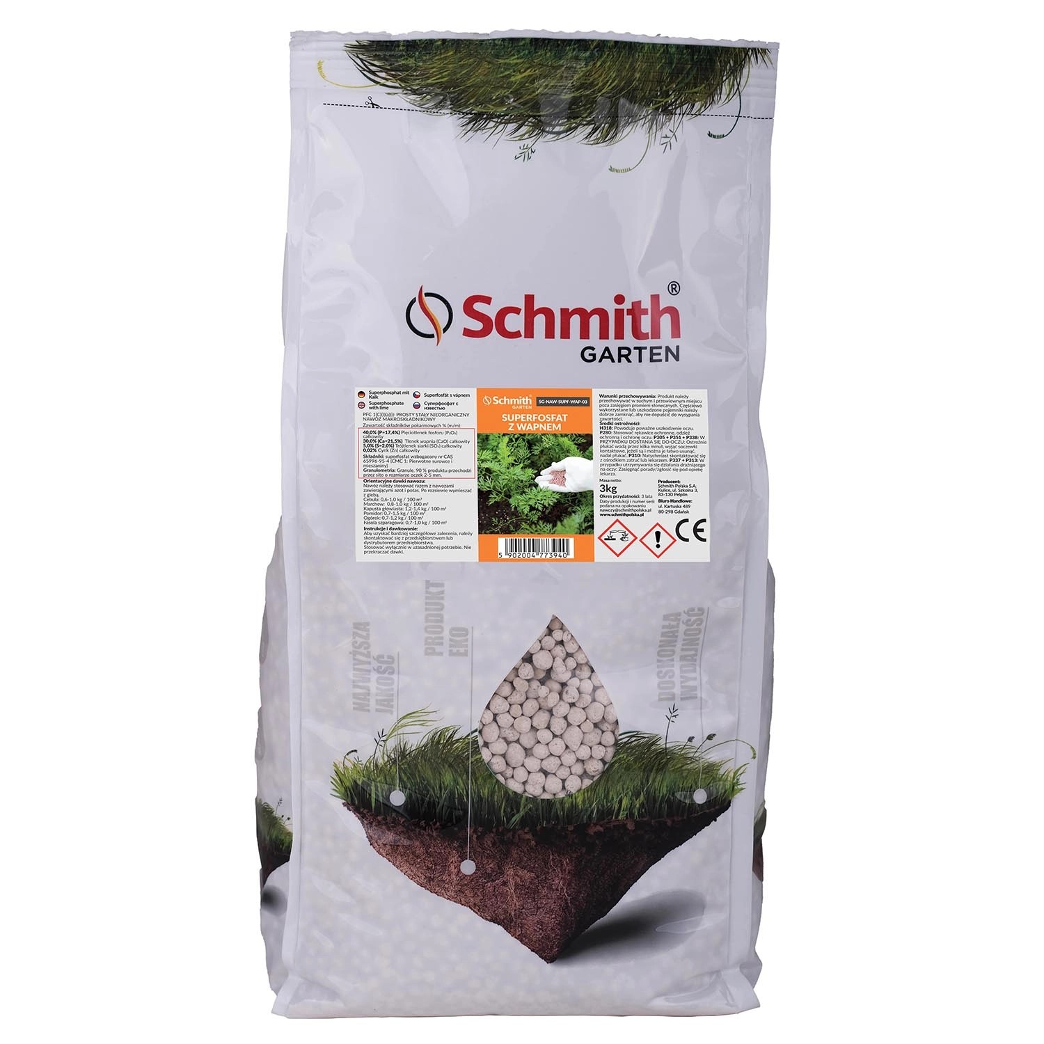 Superfosfat z wapnem 3 kg