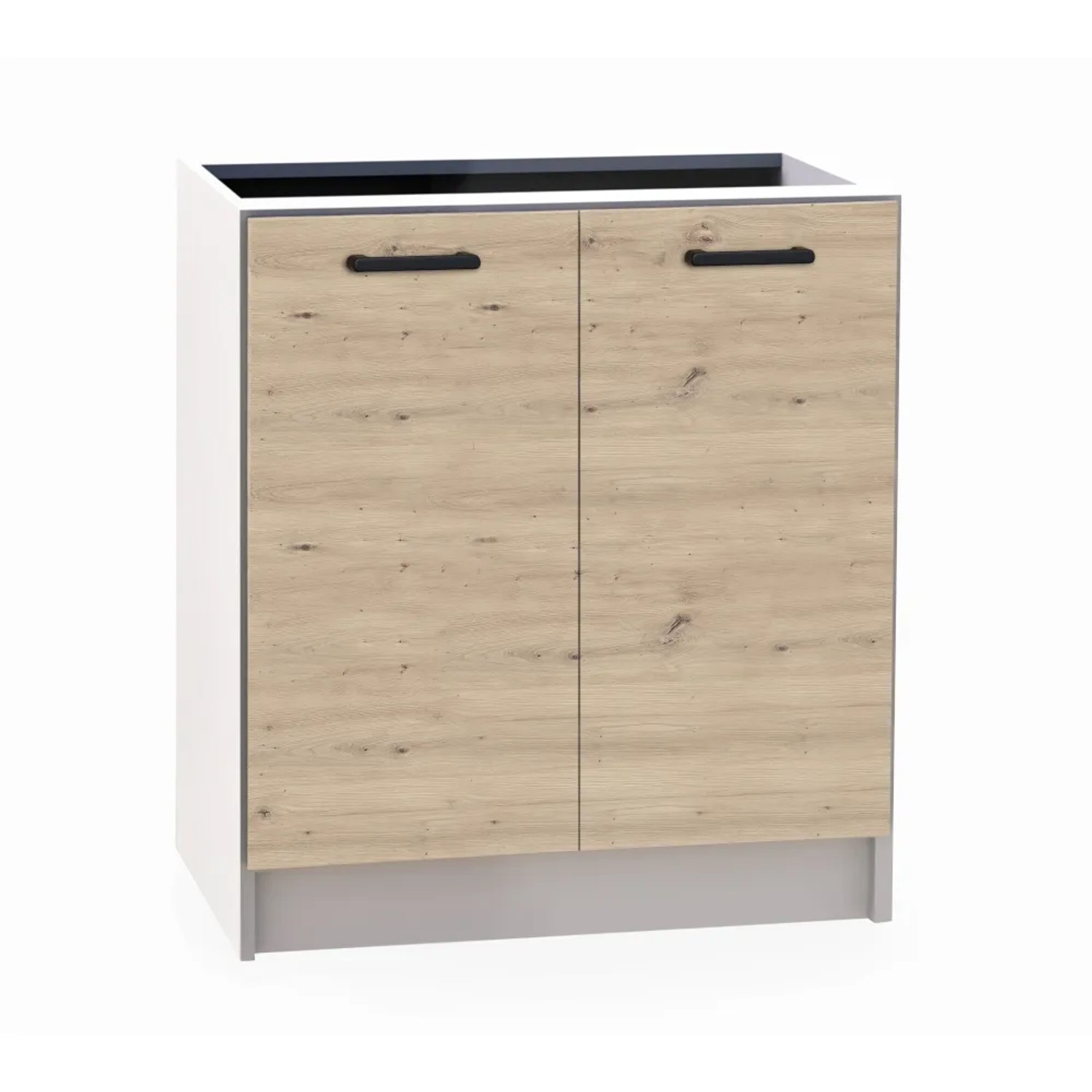 Black and White Style Szafka kuchenna dolna MEGAN Dąb Artisan 60 cm