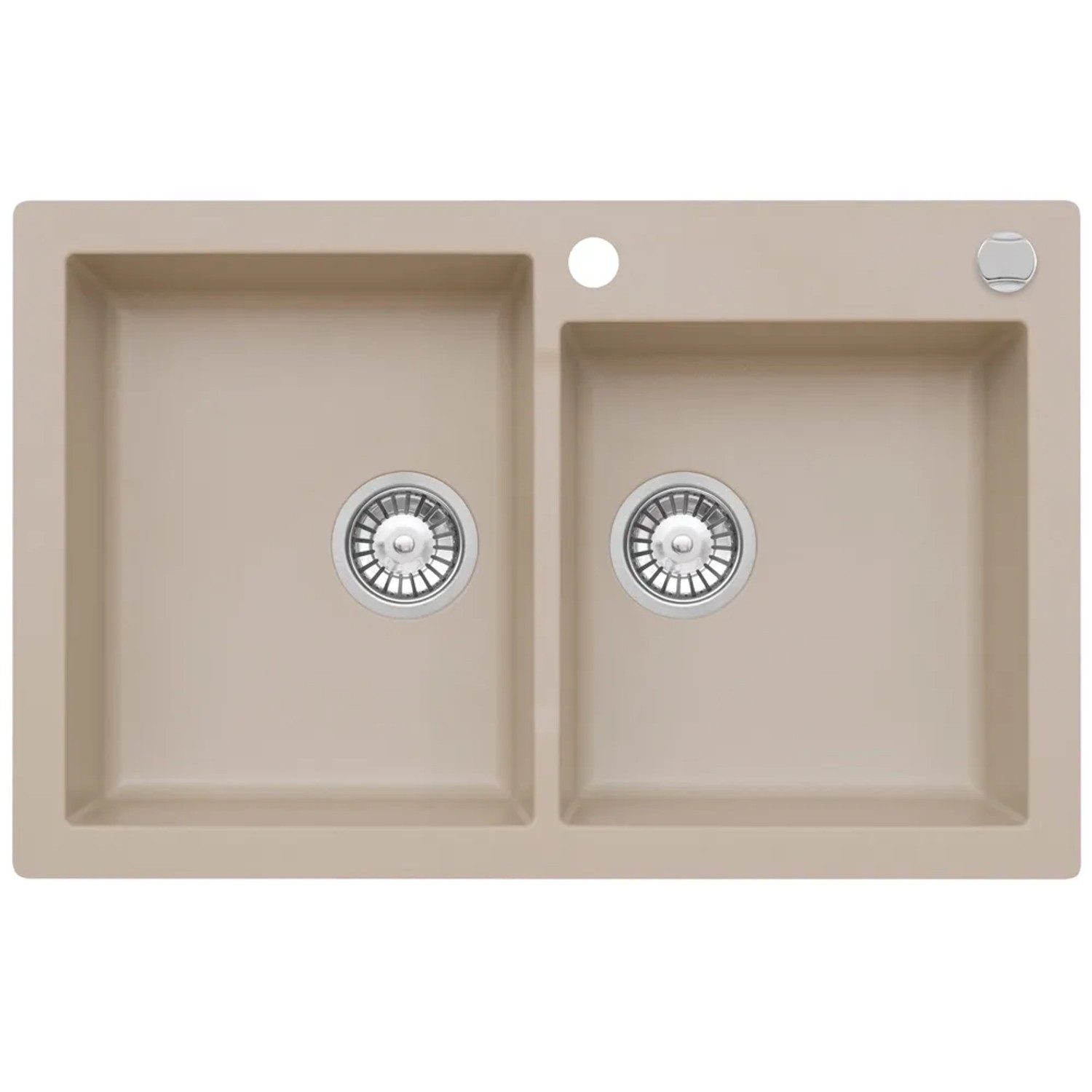 Zlewozmywak Mojito 14 2-kom. caffe latte 79x50 cm