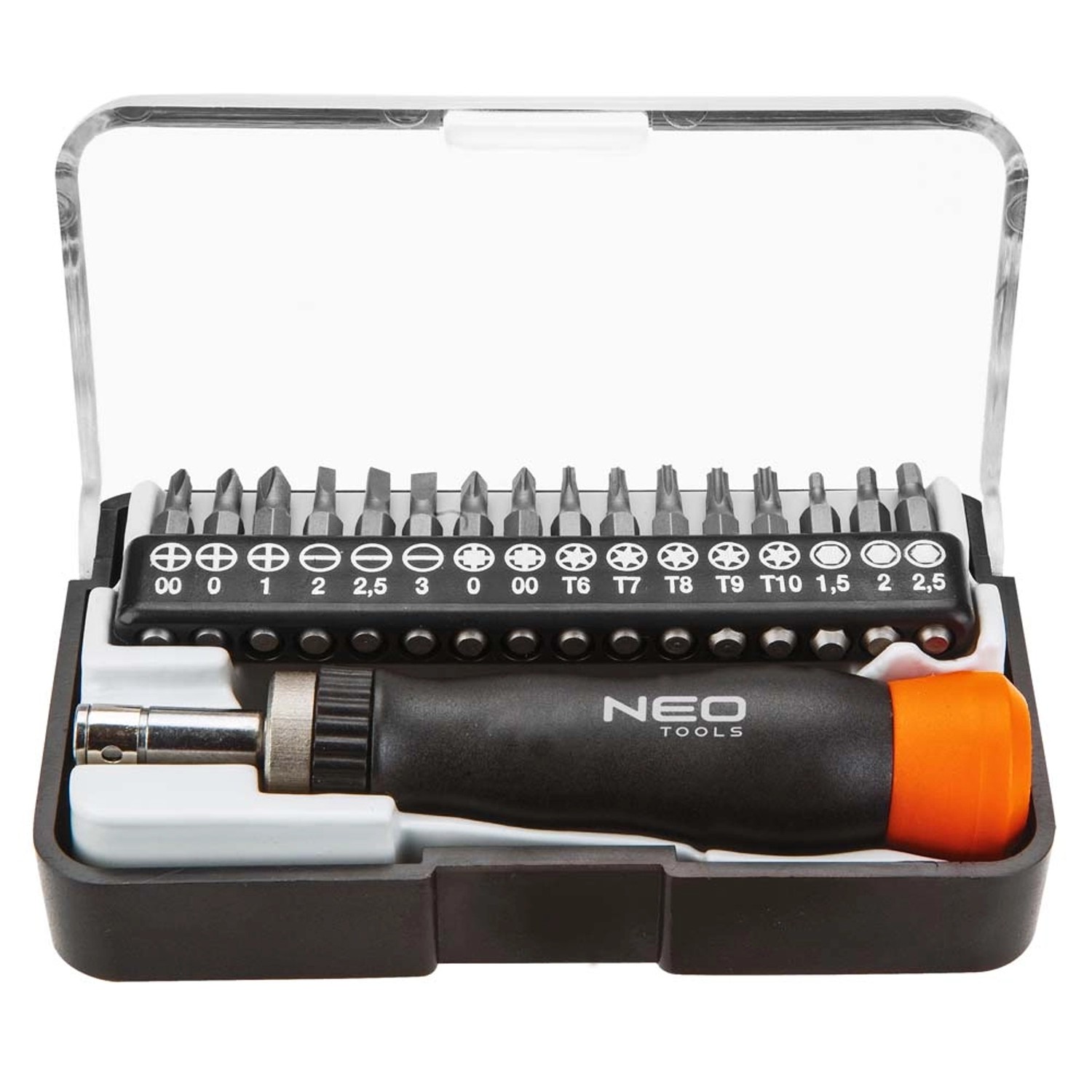 Końcówki wkrętakowe precyzyjne zestaw 17szt