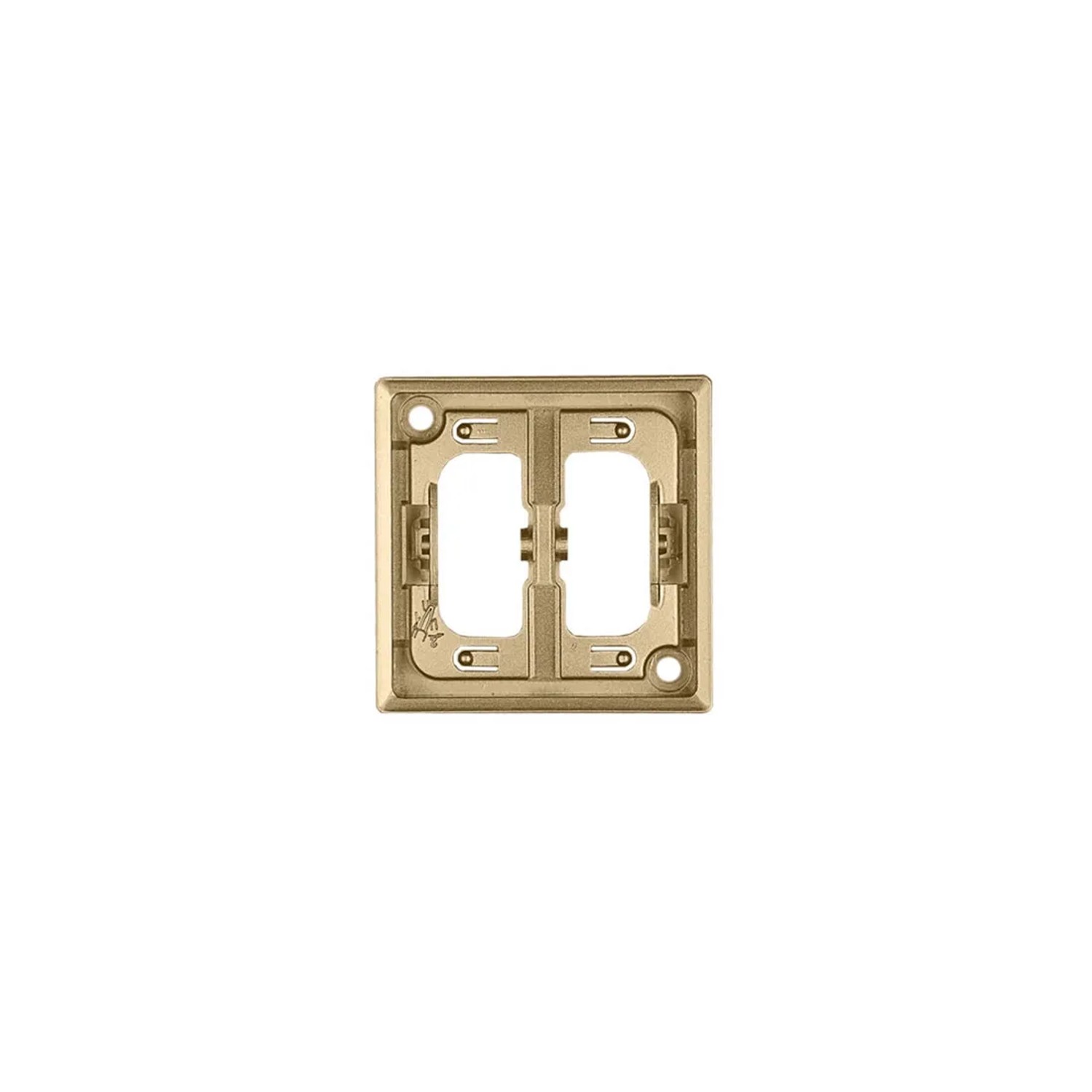 Ramka mocująca łącznika Rosa złoty mat