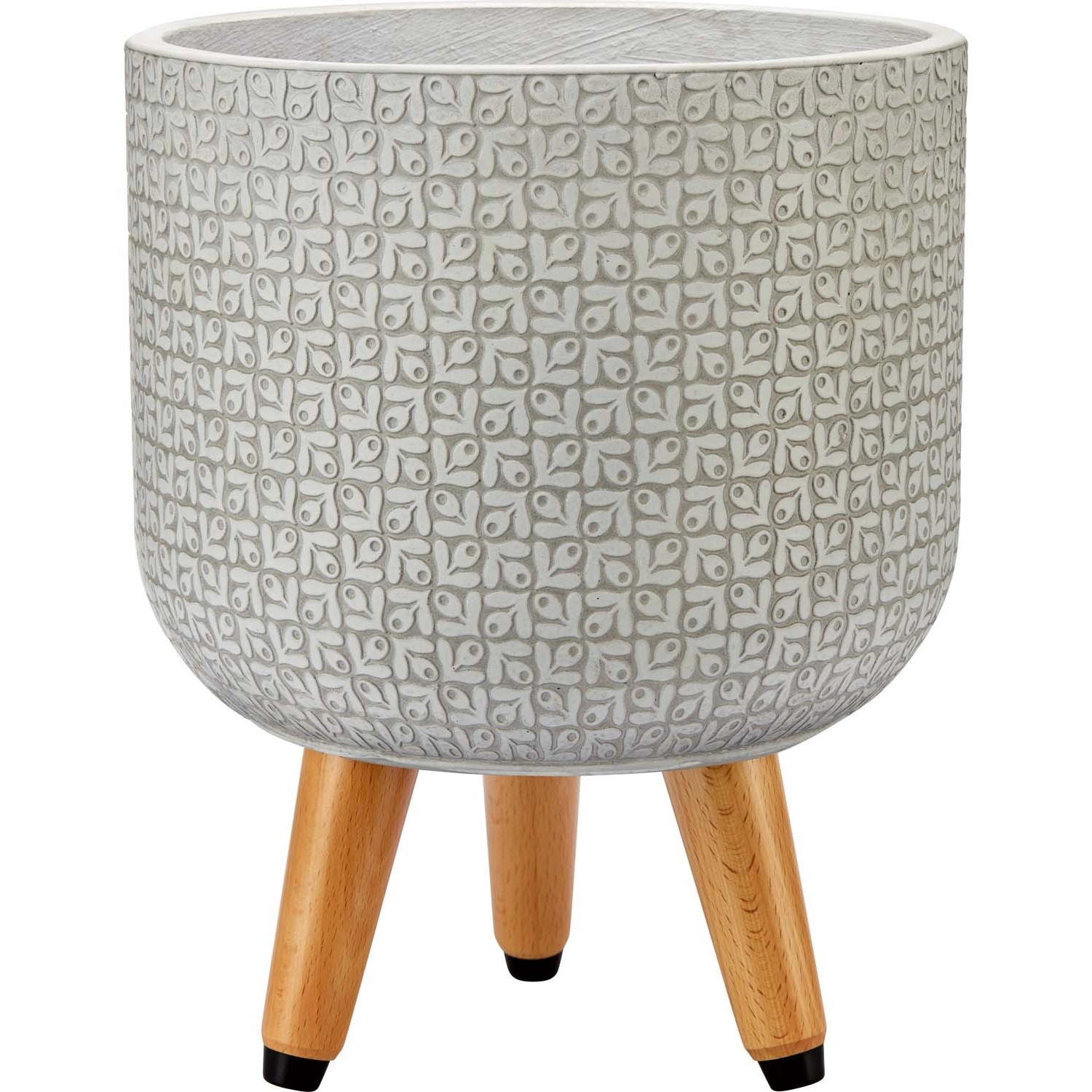 Donica Amelia z nóżkami jasnoszara - 24 x 29,6 cm