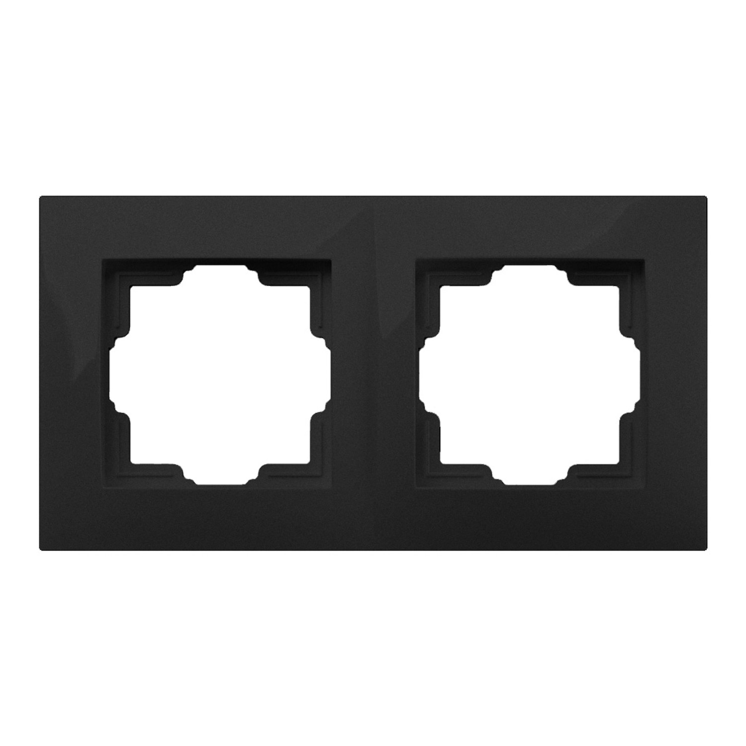 Elektro-Plast Ramka Carla 2-krotna czarna