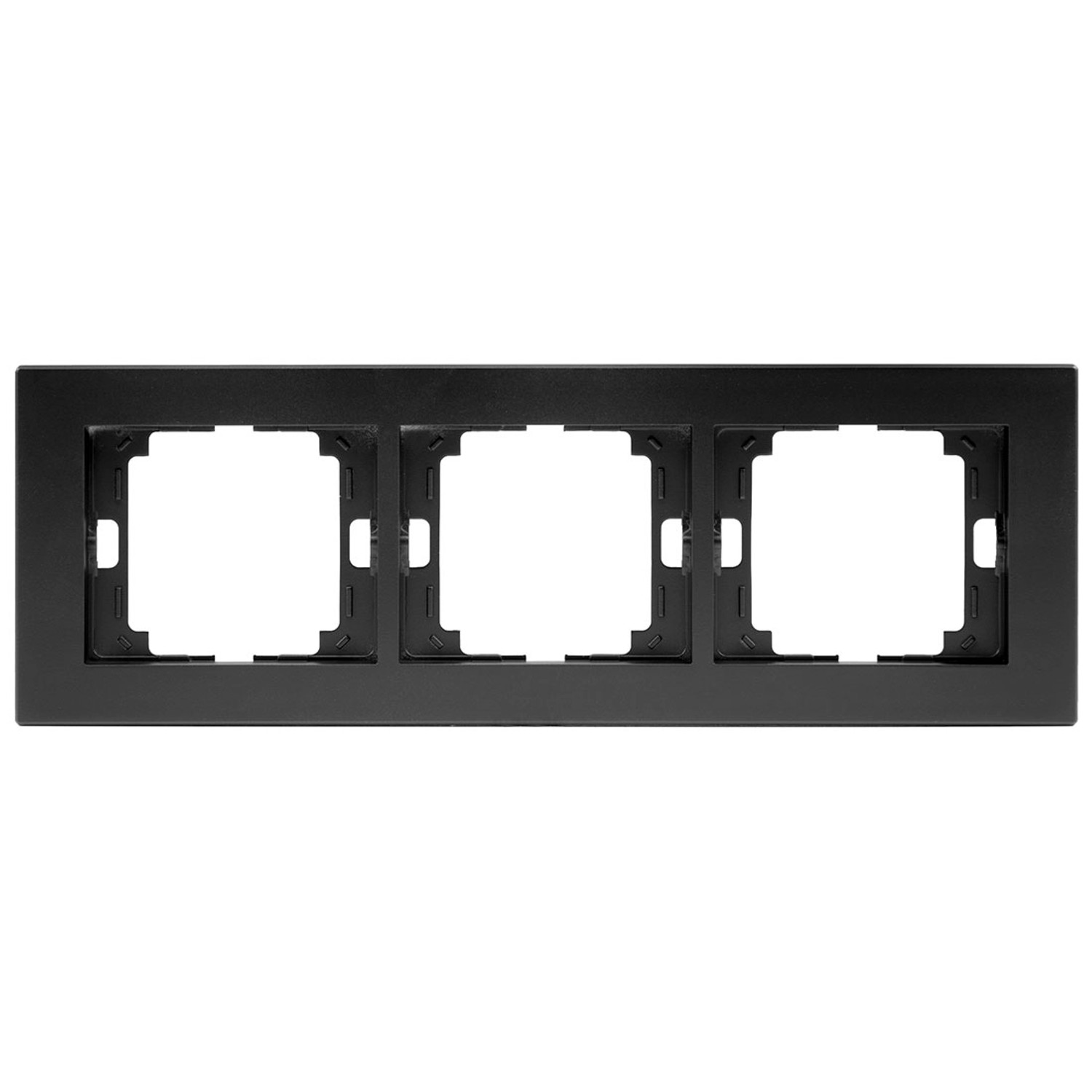 Ramka Onyx potrójna czarny mat