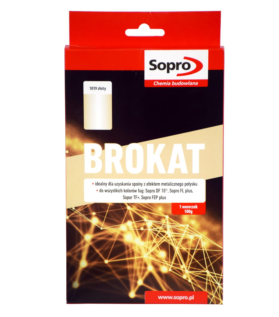 SOPRO BROKAT ZŁOTY DO FUG 1019