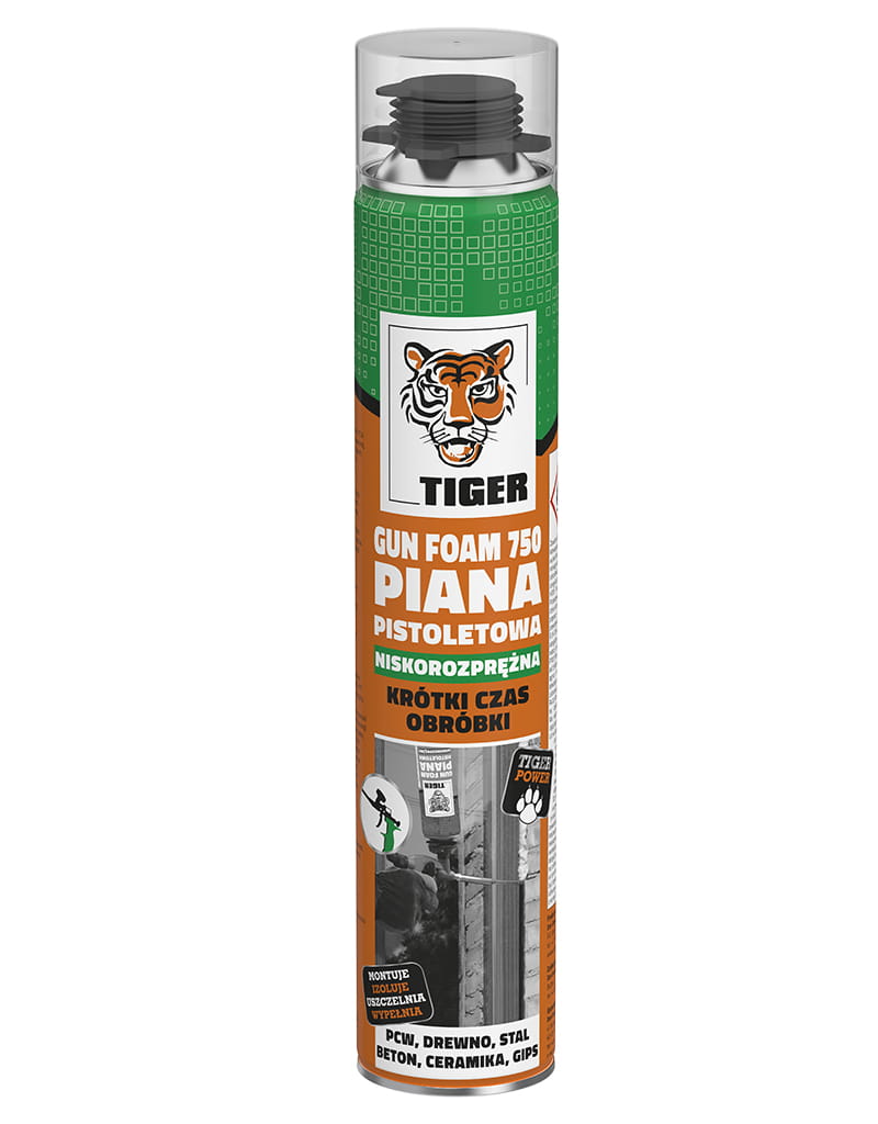 DEN BRAVEN PIANA PISTOLETOWA TIGER GUNFOAM-750 700