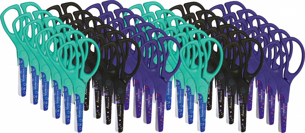 36x Nożyczki Interdruk Game Over, 13cm, mix wzorów