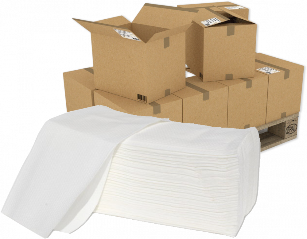 640x Ręcznik papierowy Nexxt, jednowarstwowy, w składce ZZ, 200 składek biały