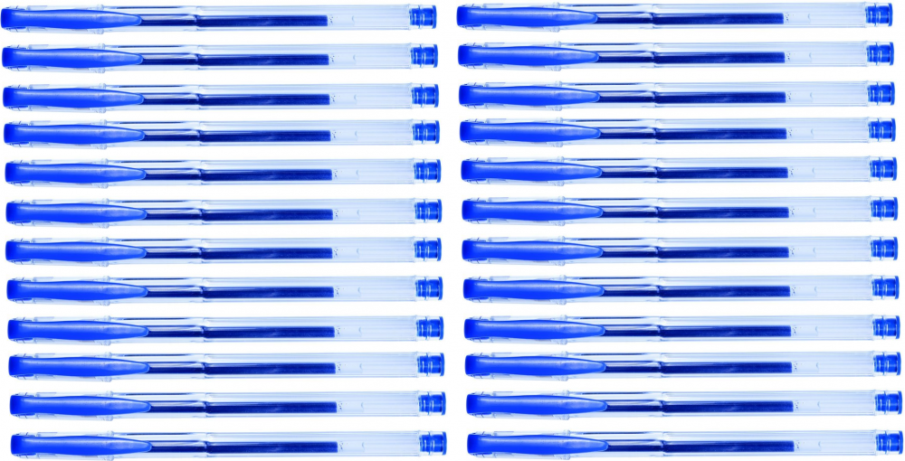 100x Długopis żelowy Office Products Classic, 0.5mm, niebieski