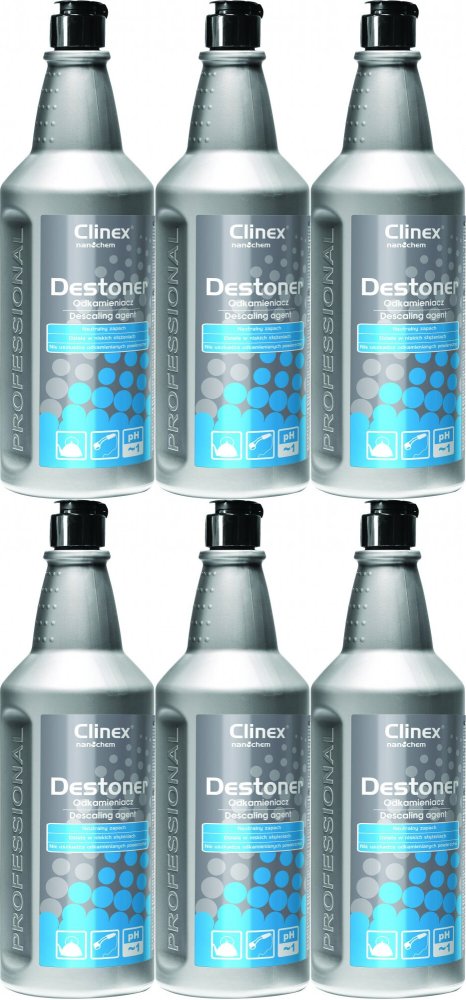 6x Odkamieniacz Clinex Destoner, 1l