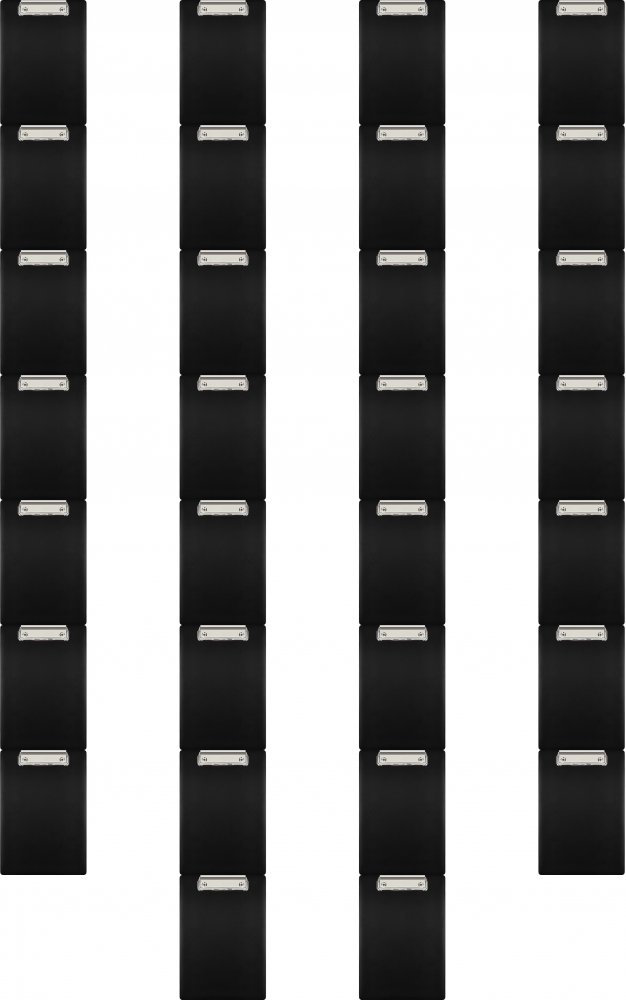 40x Clipboard Biurfol, A5, czarny