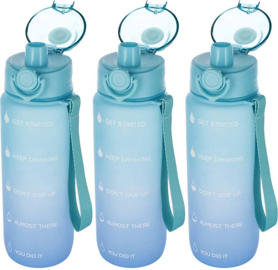 3x Bidon na wodę Starpak, 750ml, niebieski