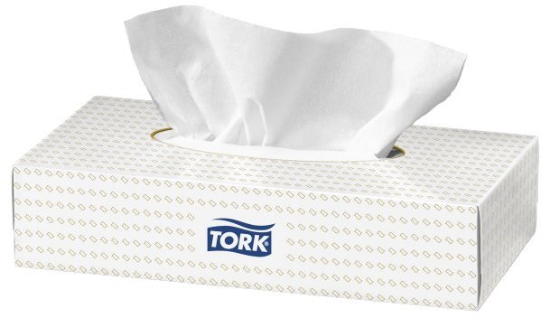 Chusteczki higieniczne Tork 120380, ekstra miękkie, w kartoniku, 100 sztuk