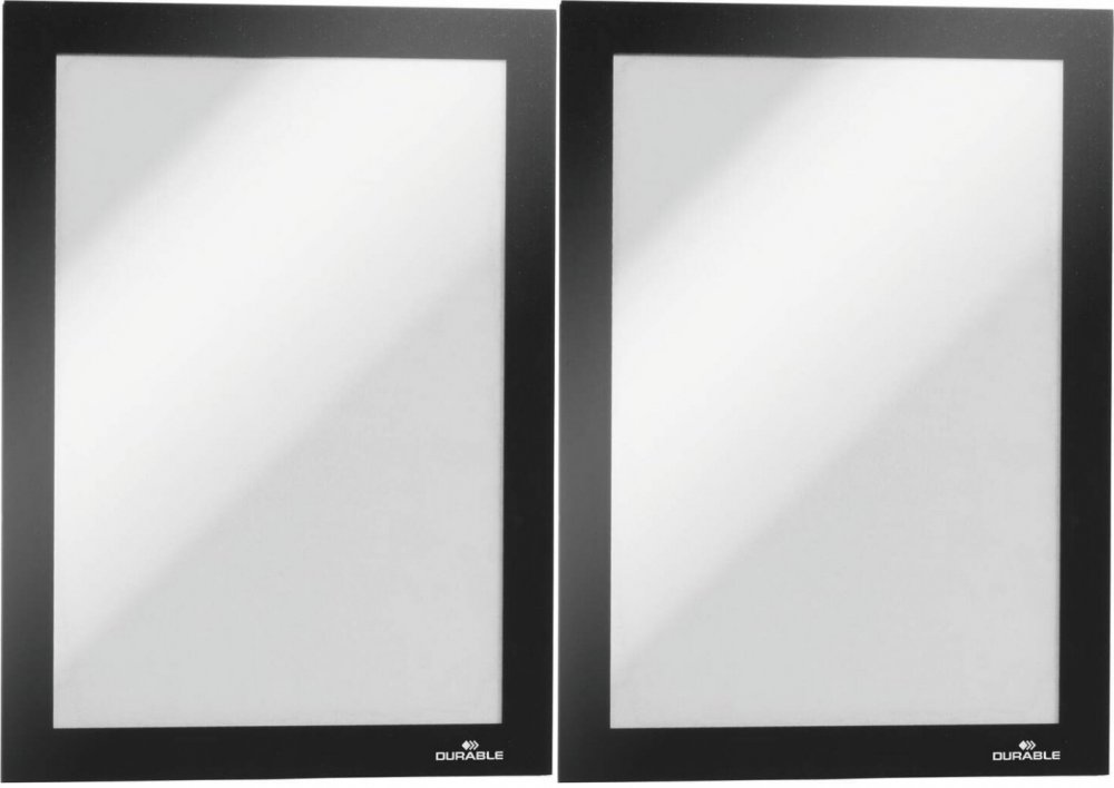 2x Ramka magnetyczna Durable Duraframe Magnetic, A5, 5 sztuk, czarny
