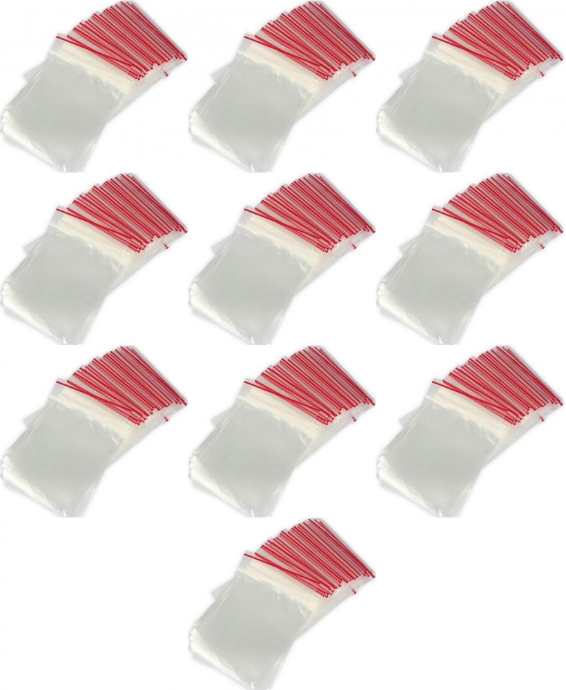 10x Woreczki strunowe Emerson, 70x100mm, 100 sztuk, bezbarwny