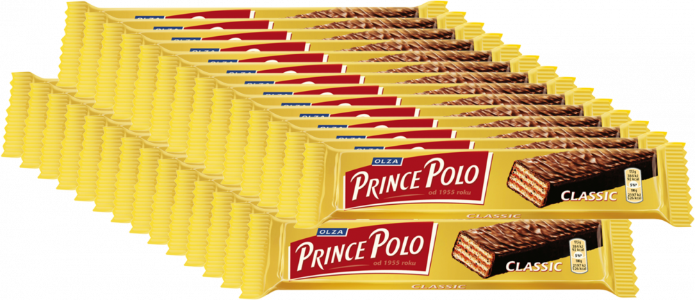 28x wafel Prince Polo Classic, kakaowy, 17.5g