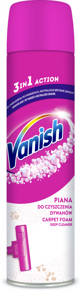 Pianka do dywanów i tapicerek Vanish, 600ml