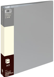 Album ofertowy Grand 9006A, A4, 60 koszulek, szary