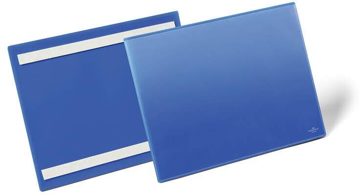 Kieszeń samoprzylepna Durable, A4, pozioma, 50 sztuk, granatowy