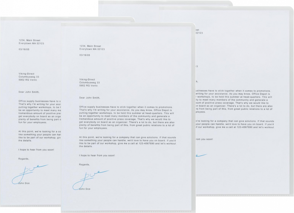 4x Ofertówki groszkowe Viking,"L", A4, 90μm, 100 sztuk, transparentny