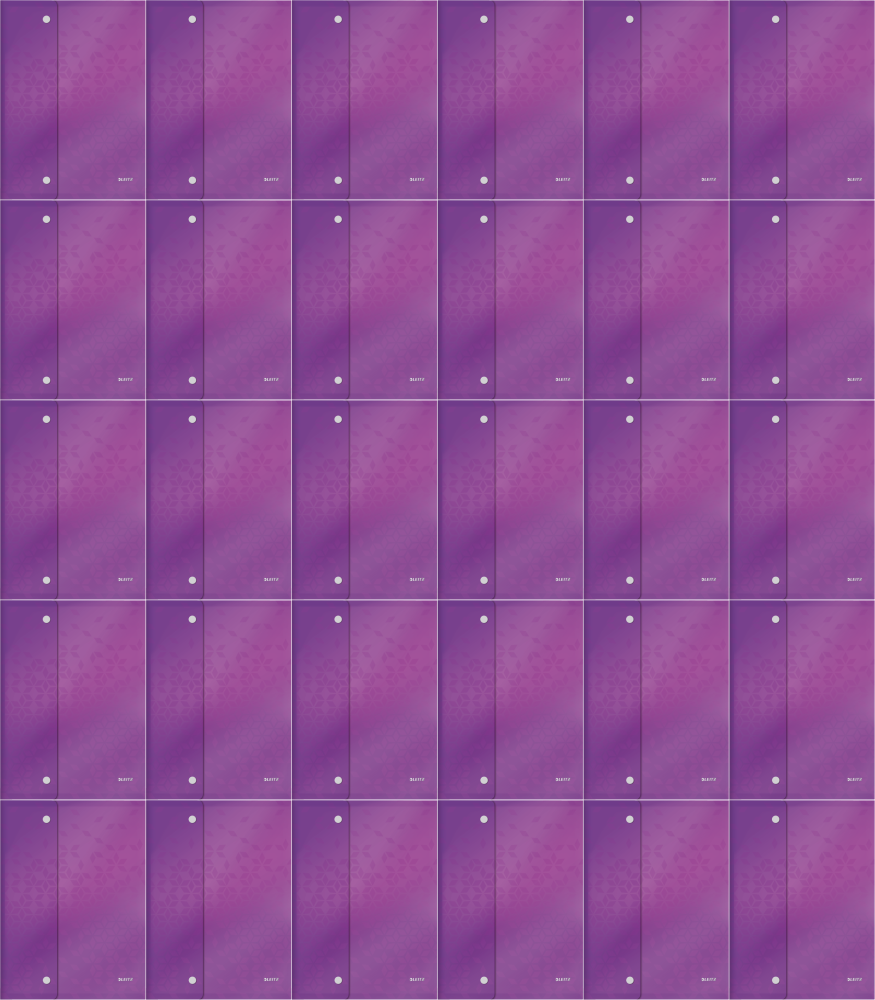 50x Teczka kopertowa Leitz Wow, A4, na zatrzask, mix kolorów