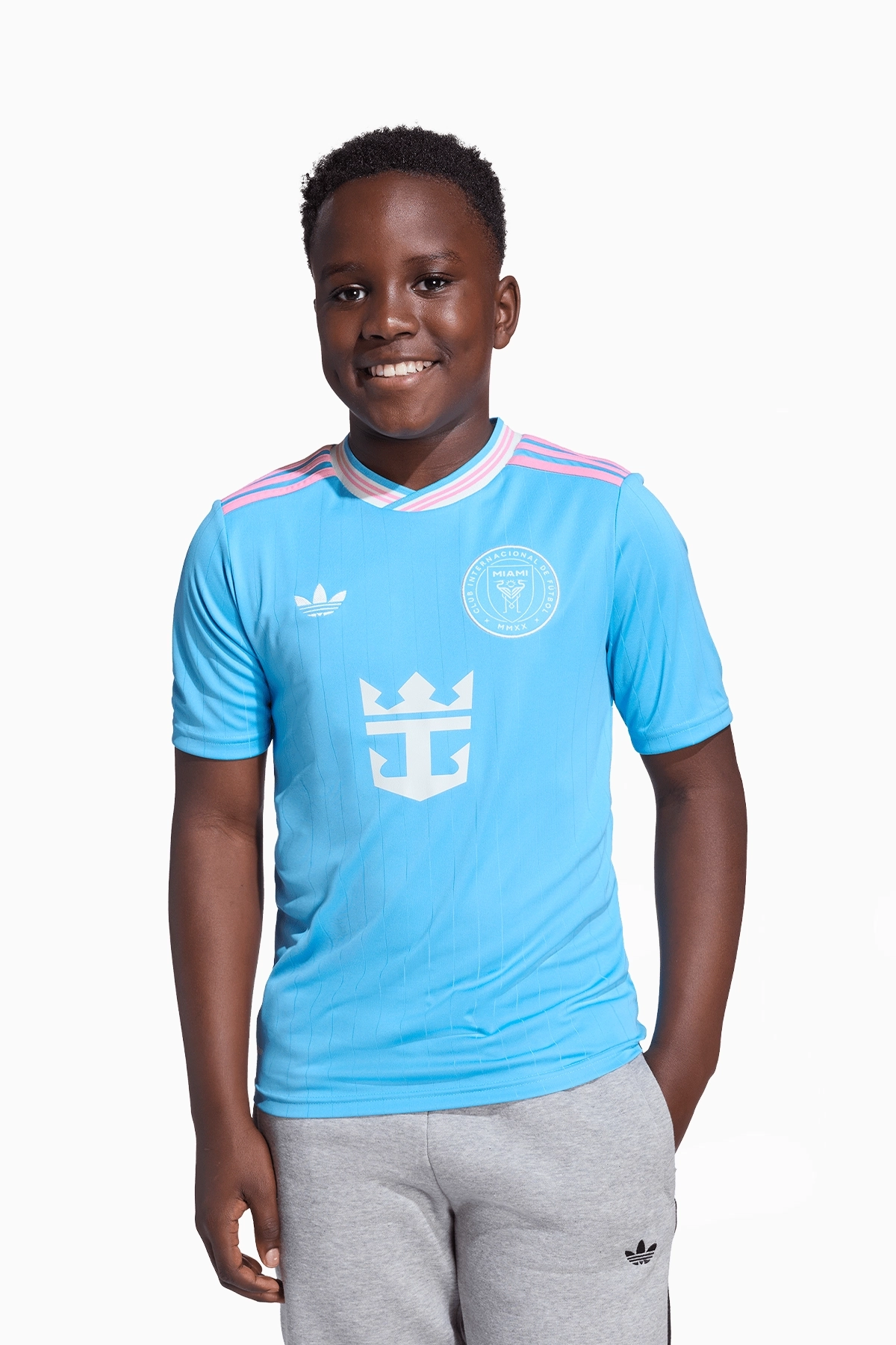 Koszulka adidas Inter Miami CF 25/26 Messi Trzecia Junior - Błękitny