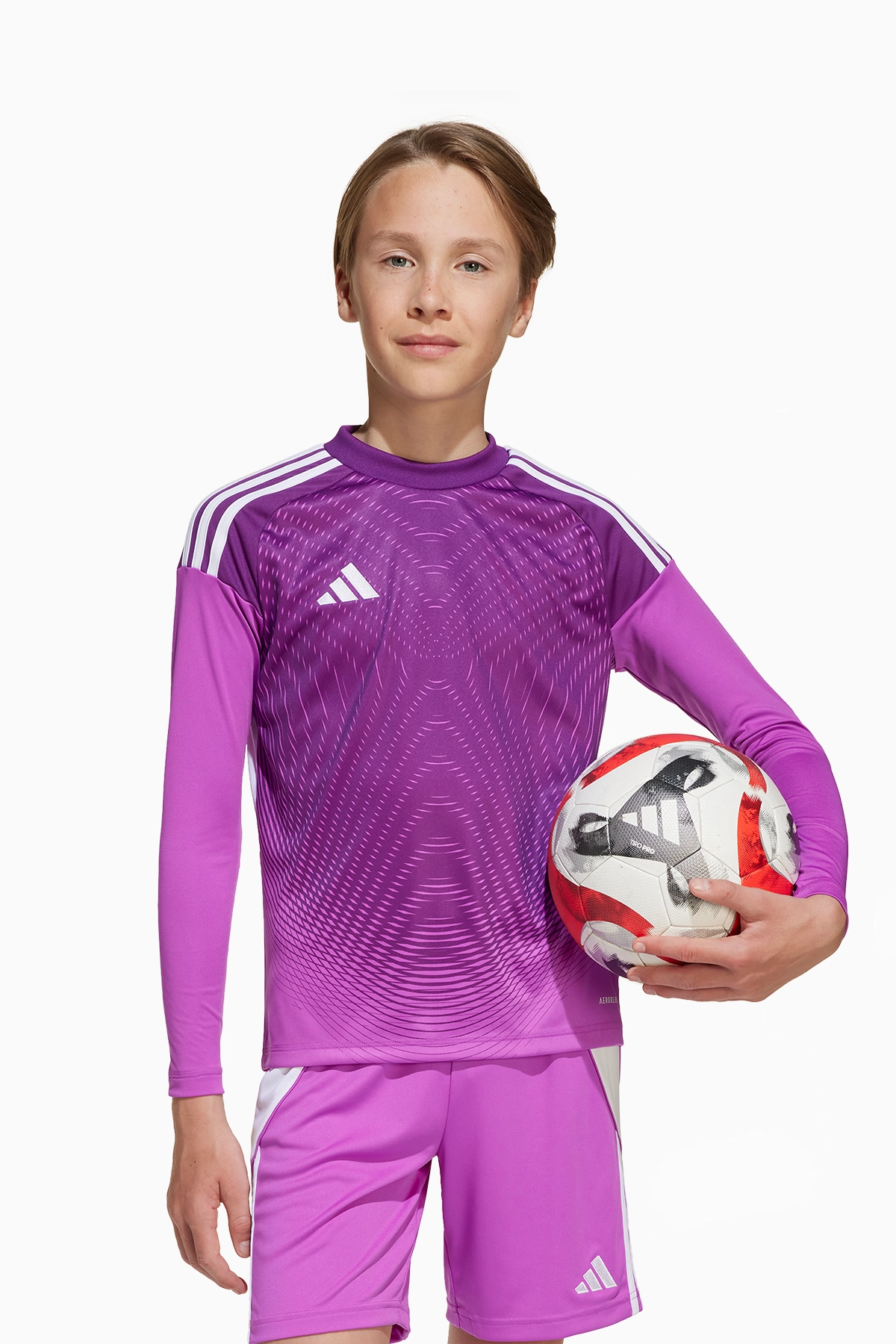 Bluza bramkarska adidas Tiro Competition 25 GK Junior - Fioletowy