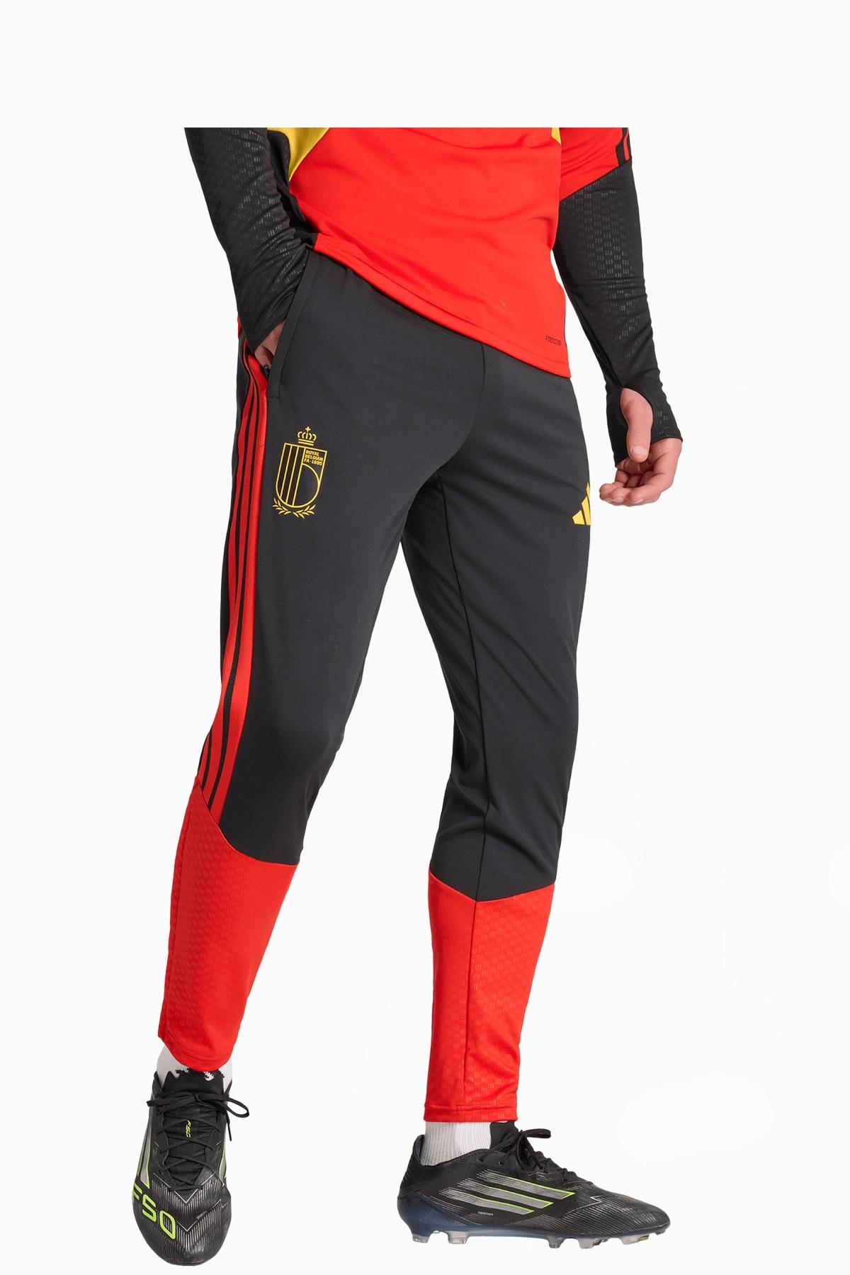 Spodnie Reprezentacji Belgii adidas 2026 Training - Czarny