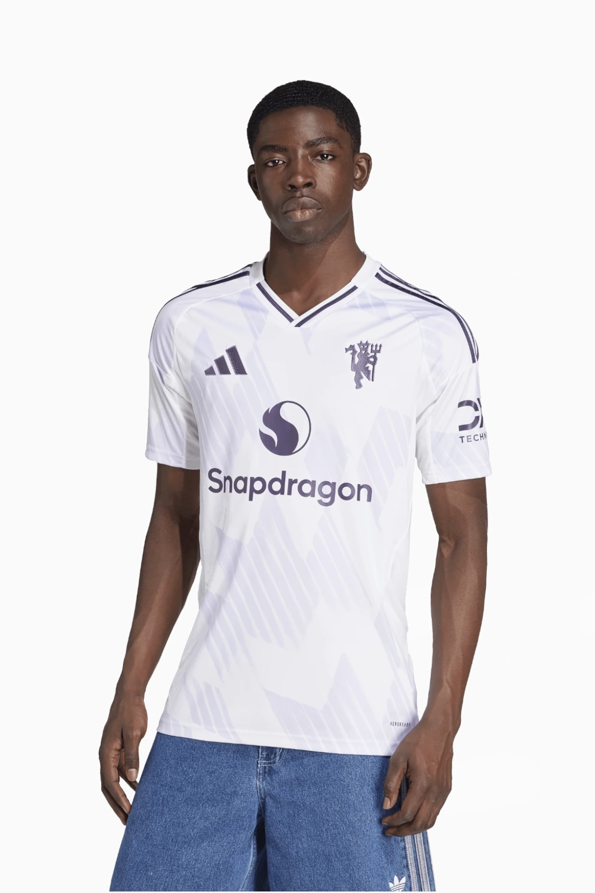 Koszulka adidas Manchester United 25/26 Wyjazdowa Replica - Biały