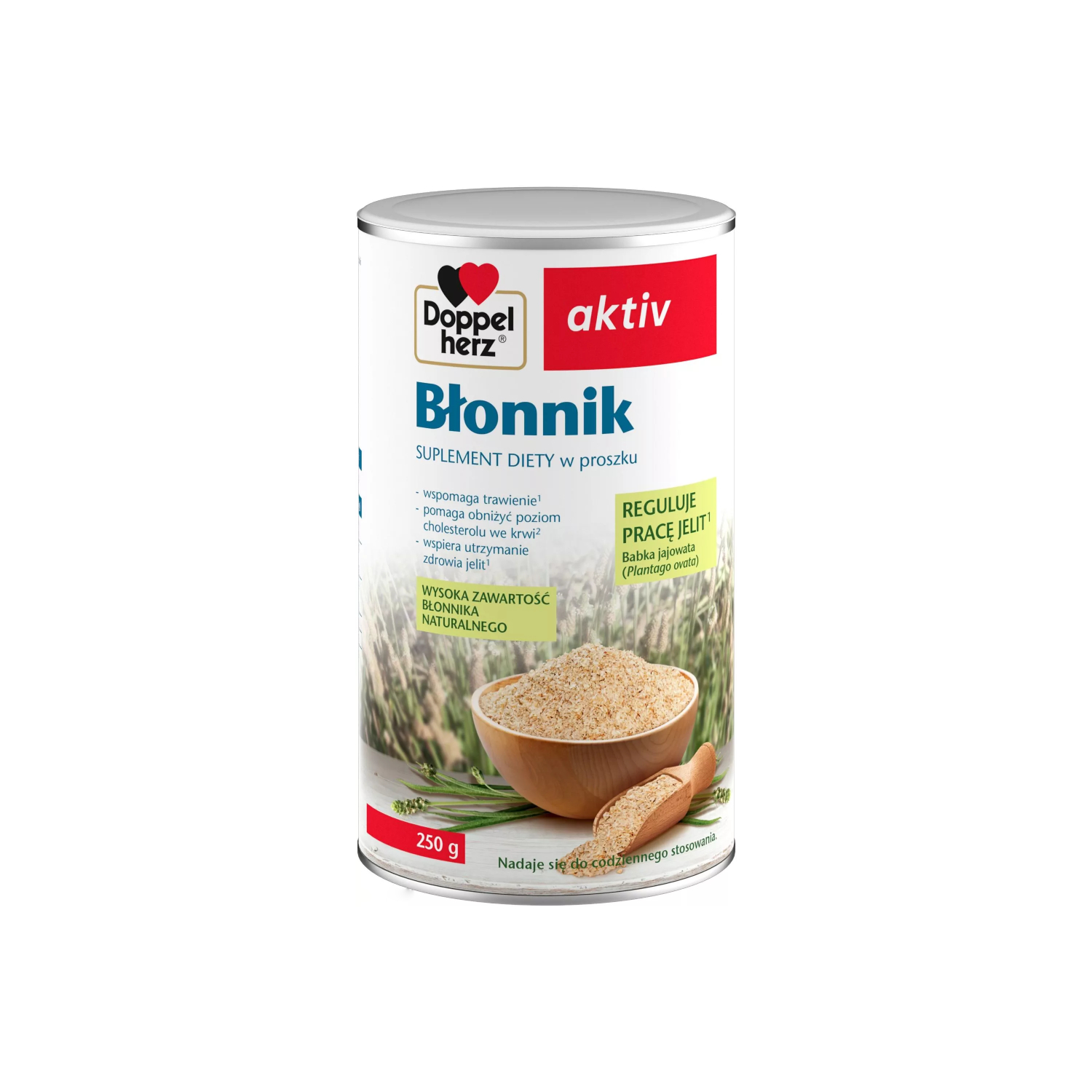 Doppelherz aktiv - błonnik proszku, wspomaga trawienie, 250 g