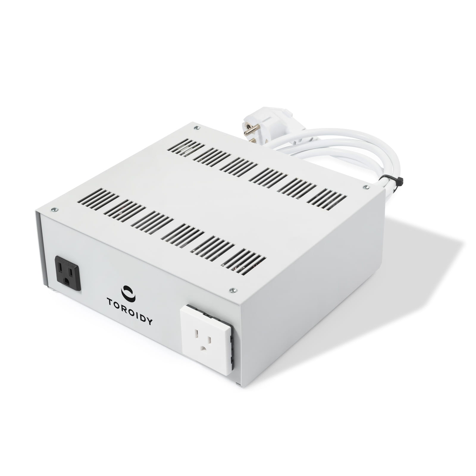 ATSS3500 - 230/110V 3500VA step-down autotransformer (metal housing, 2 outlets) with inrush current limiter