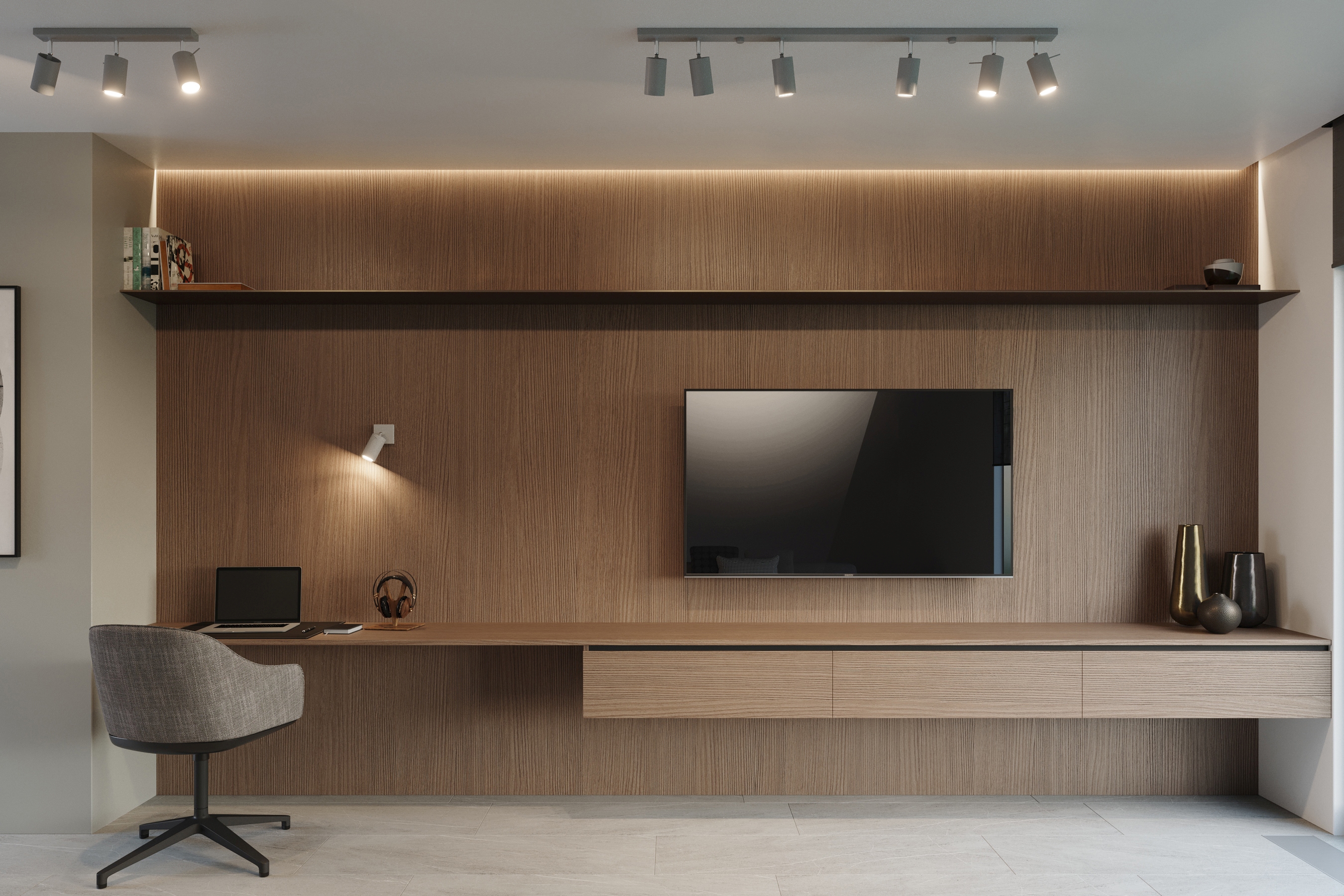 Sollux Lighting Ring lampa podsufitowa 3x40W szara SL.0451