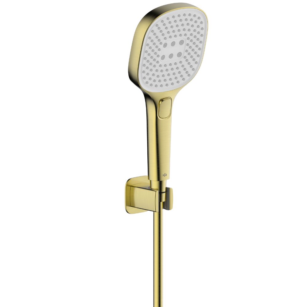 KFA Armatura Malaga zestaw łazienkowy ścienny złoty szczotkowany 841-255-31