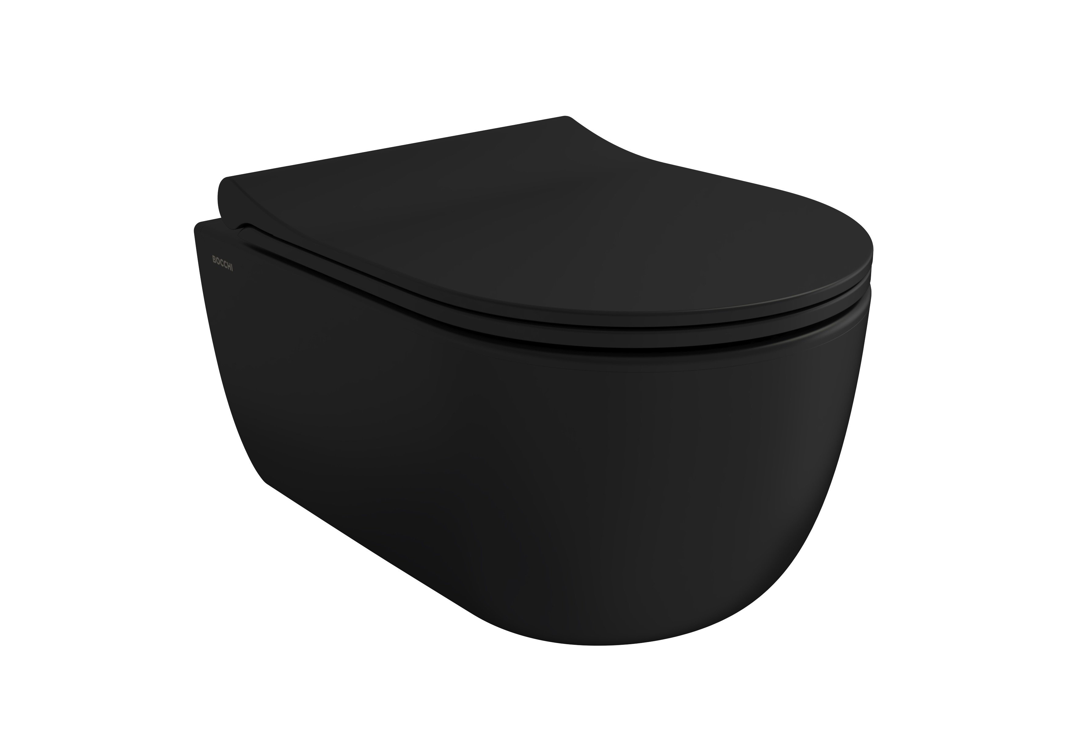 Bocchi V-Tondo miska WC wisząca bez kołnierza czarna 1417-004-0129 - Wysyłka w 24h
