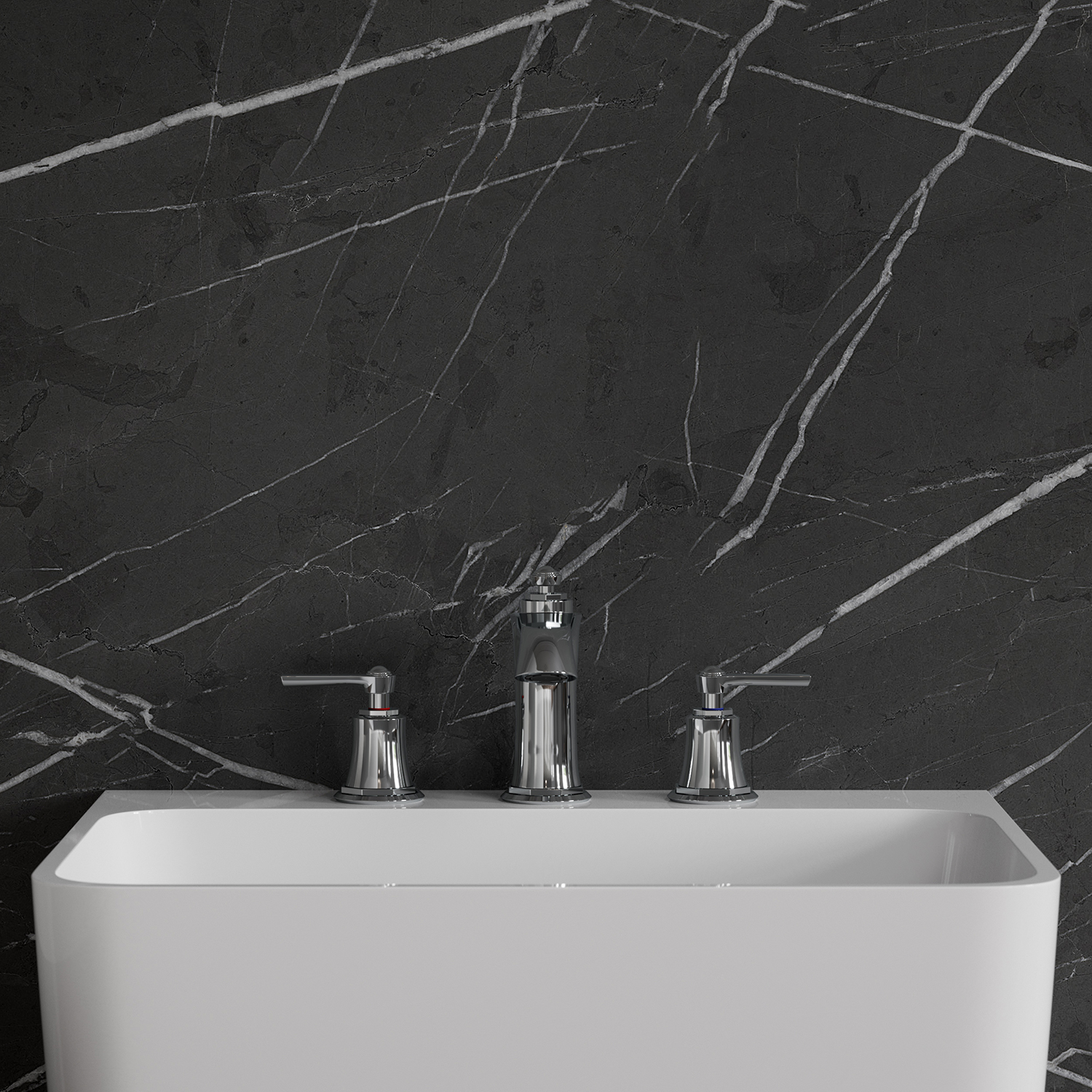 Omnires Armance bateria umywalkowa stojąca 3-otworowa chrom AM5214CR - Wysyłka w 24h