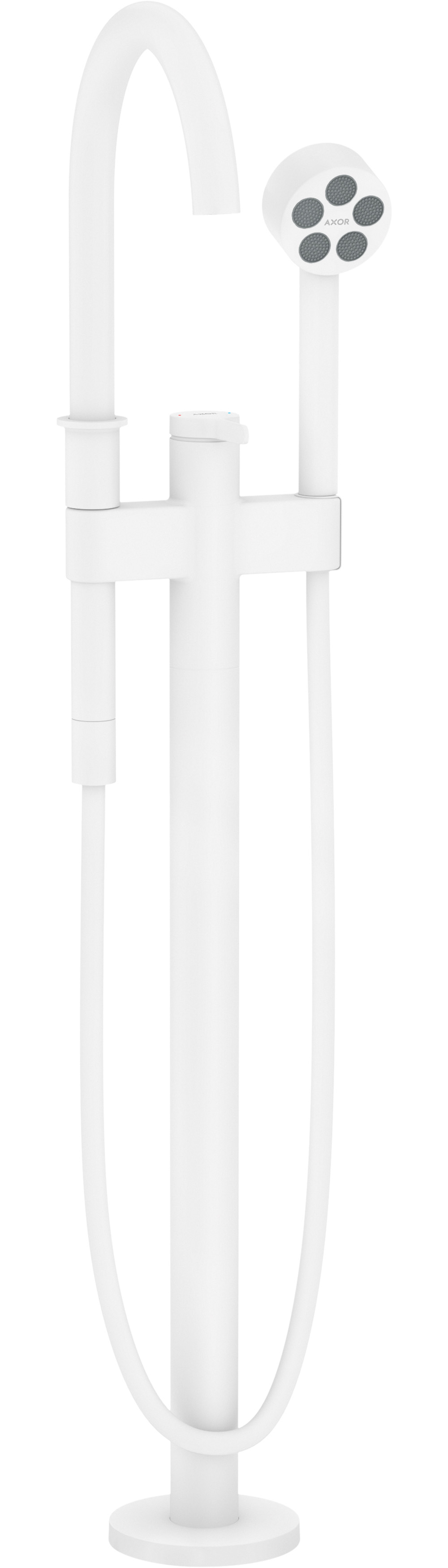 Axor One bateria wannowo-prysznicowa wolnostojąca biały mat 48440700