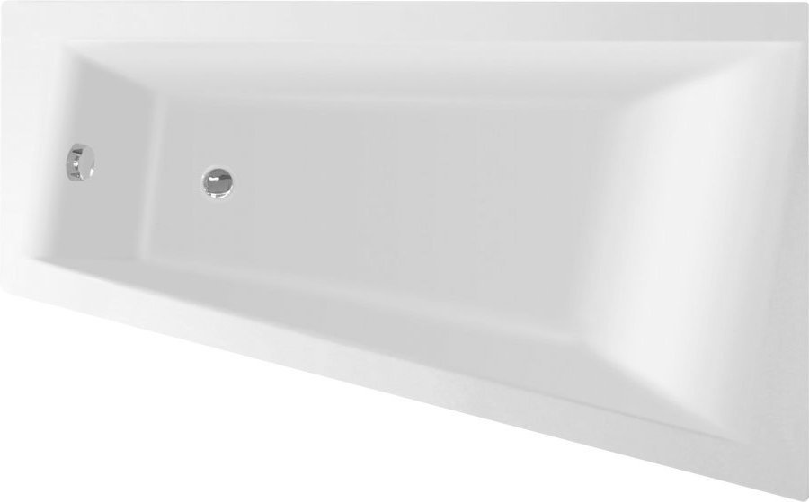 Aqualine Metuje wanna narożna 160x100 cm prawa biała G2611