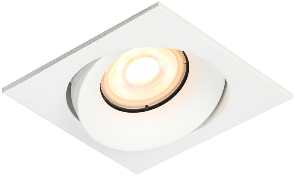 Italux Ponar lampa podsufitowa 1x10 W biała DL-26451-GU10-WH
