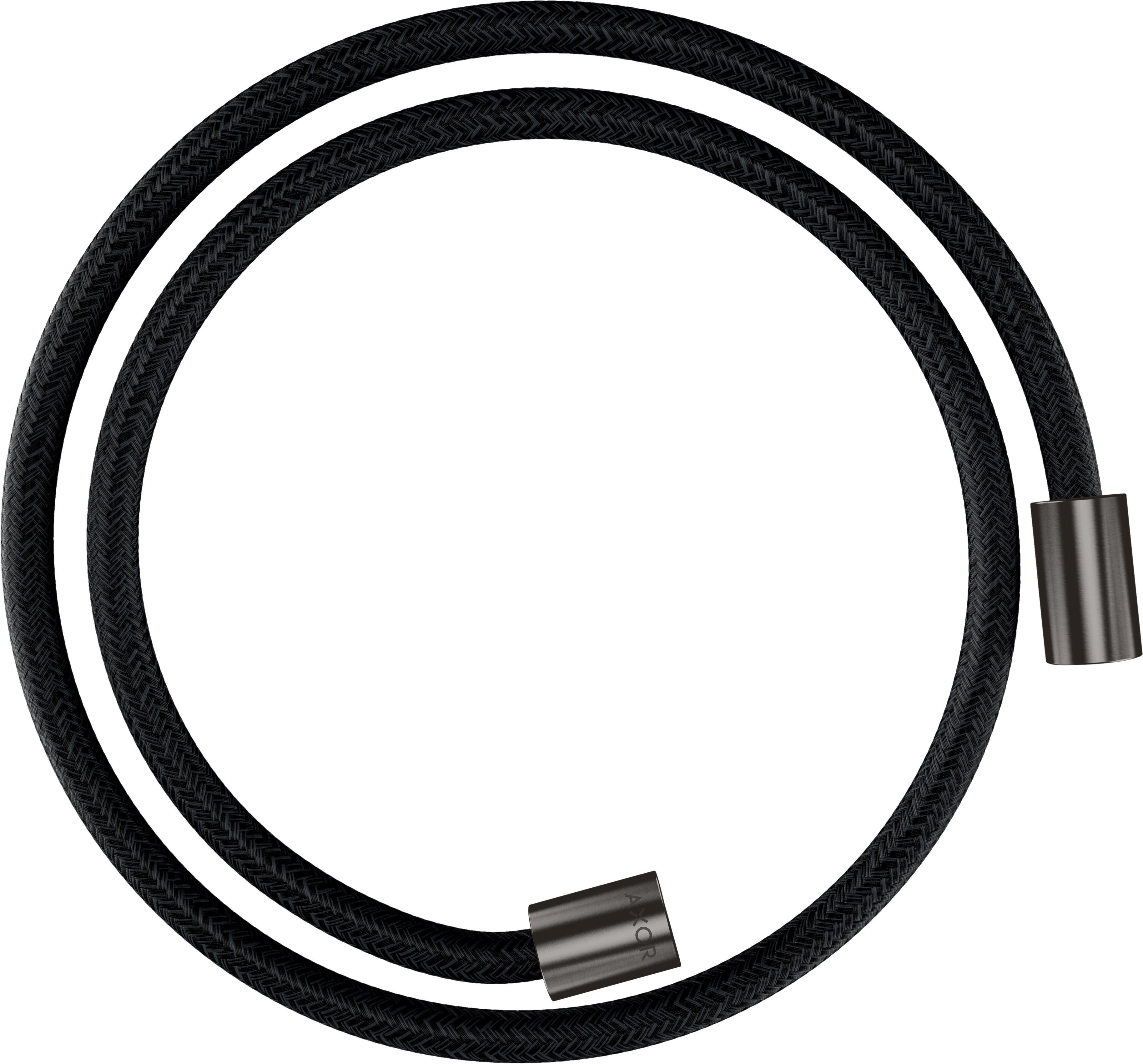 Axor ShowerSolutions wąż prysznicowy 125 cm czarny chrom szczotkowany 28228340