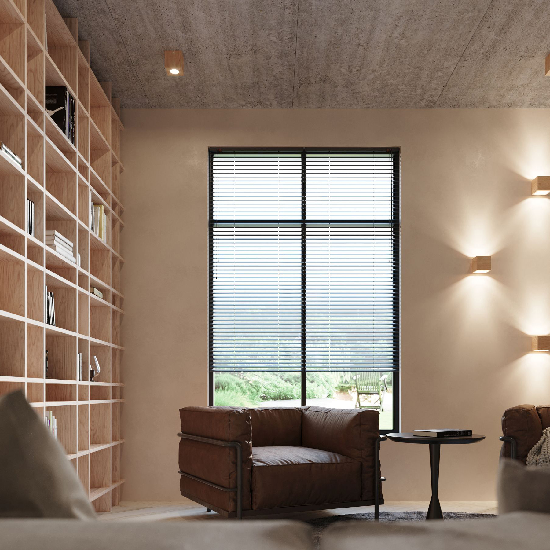 Sollux Lighting Quad kinkiet 1x4.5W drewno SL.0491