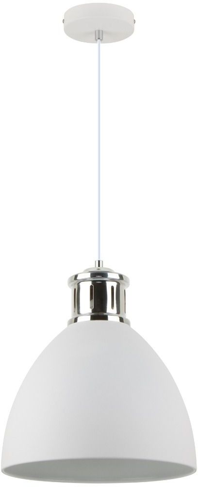 Zuma Line Mensa lampa wisząca 1x40W biały/chrom A8050L-SWH