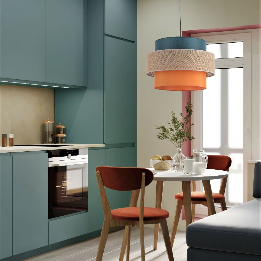 TK Lighting Trio lampa wisząca 1x15 W czarna 2758