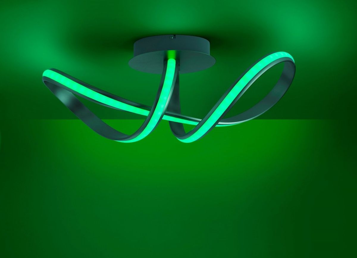 Just Light Lola Smart Melinda lampa podsufitowa 1x28W stal 18431-55