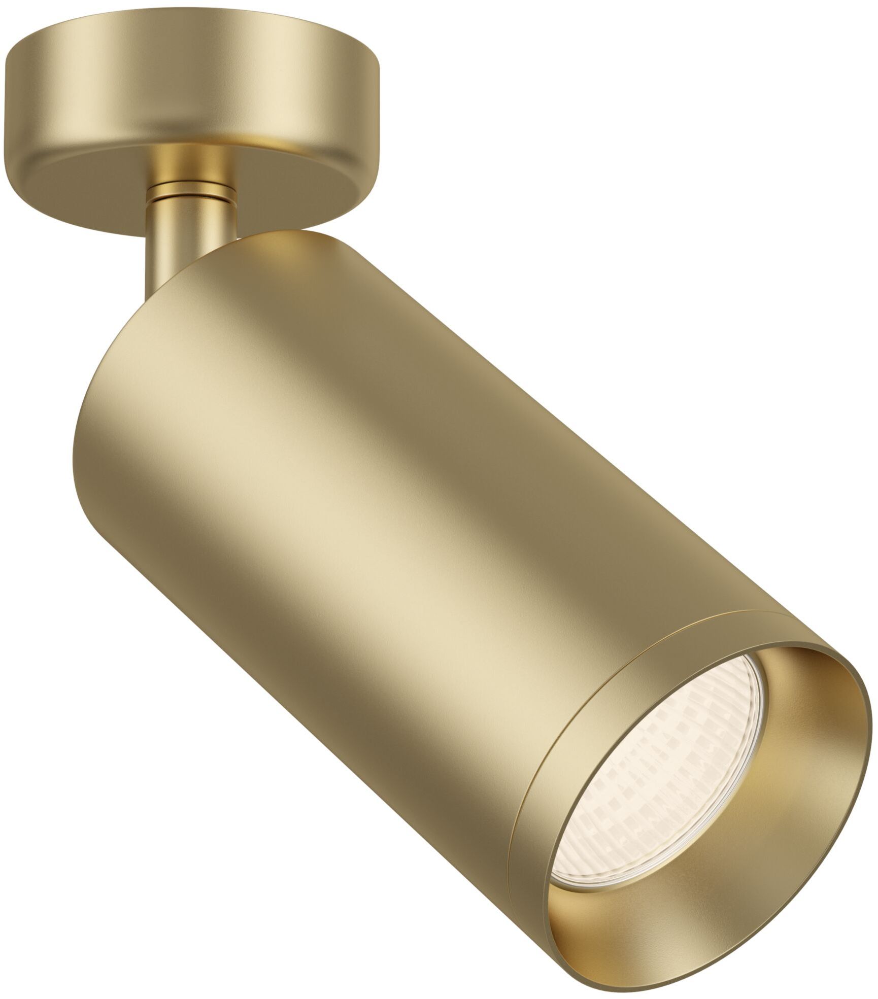 Maytoni Focus lampa podsufitowa 1x50W złoty mat C017CW-01MG